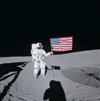 Alan Shepard on the Moon