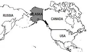 Alaska Purchase map