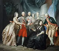 Holy Roman Empress Maria Theresa and family