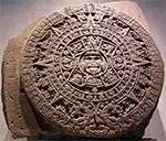 Aztec calendar sun stone