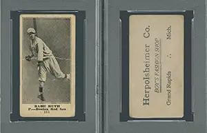 Babe Ruth rookie card