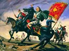 Casimir Pulaski in battle