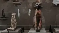 Cat statues found in Egypt