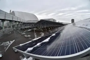 Solar panels at Chernobyl
