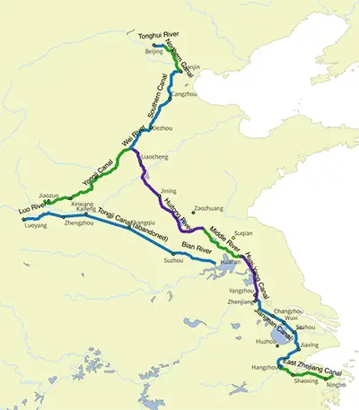 Grand Canal map