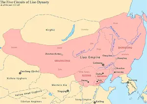 Liao Dynasty map