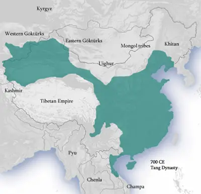 Tang Dynasty map