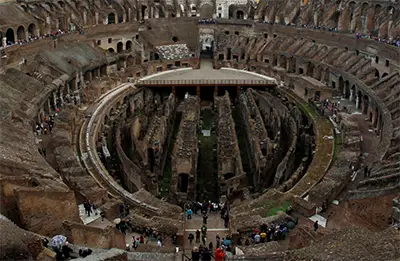 Colosseum visitors