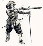 English Civil Wars musketeer
