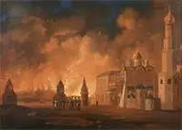 Moscow burns 1812