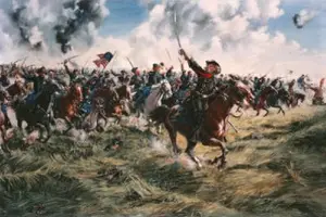 George Armstrong Custer at Gettysburg