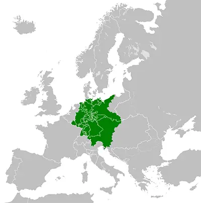 German Confederation map