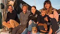 Greta Thunberg sailing home