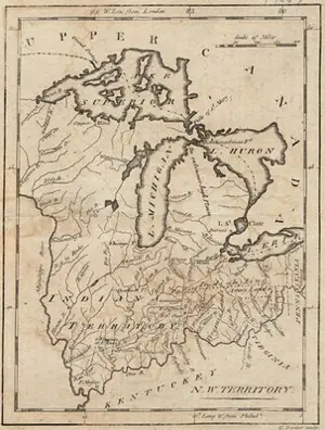 Indiana Territory map