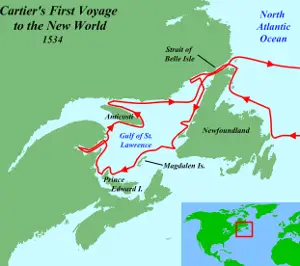 Jacques Cartier first voyage