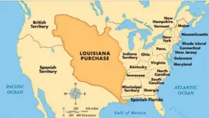 Louisiana Purchase map