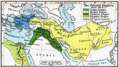 Median Empire map