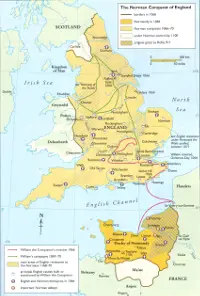 Norman Conquest map