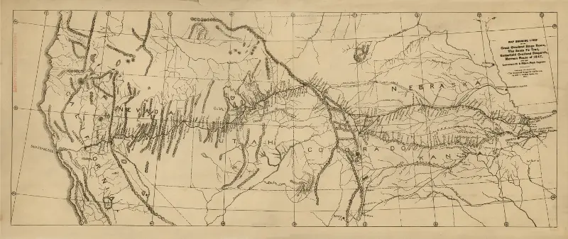 Overland Trail map