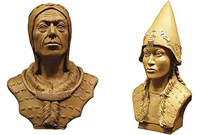 Scythian king and queen