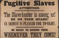 Fugitive slave poster