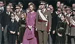 King Juan Carlos I of Spain and family