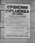 Spanish Flu sign