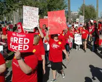 Arizona teachers Red for Ed
