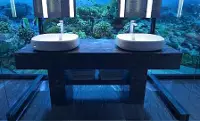 Undersea villa bathroom