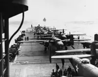 USS Hornet bombers