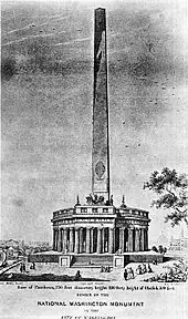 Washington Monument original sketch