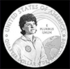 Sally Ride on a Quarter