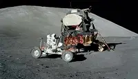 Apollo 17 rover and LM