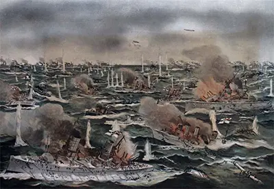 Battle of Jutland map