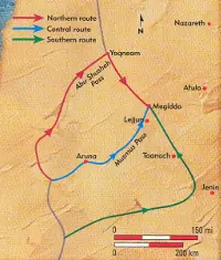 Routes to Megiddo