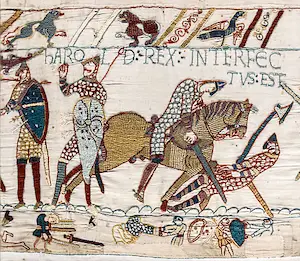 Bayeux Tapestry death of Harold