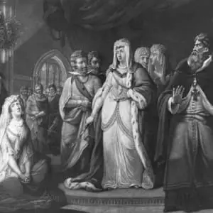 Empress Matilda holding court