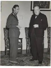 King George VI of the United Kingdom and Winston Churchill