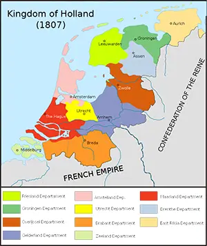 Kingdom of Holland map