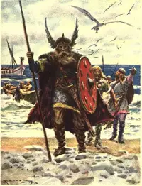 Leif Erikson landing in North America