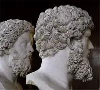 Lucius Verus and Marcus Aurelius