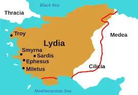 Lydia map