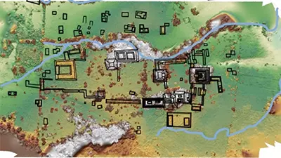 Sak Tz'i' site map