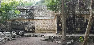 Mayan palace at Kuluba