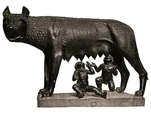 Remus and Romulus and she-wolf