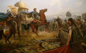 Saladin reclaiming Jerusalem