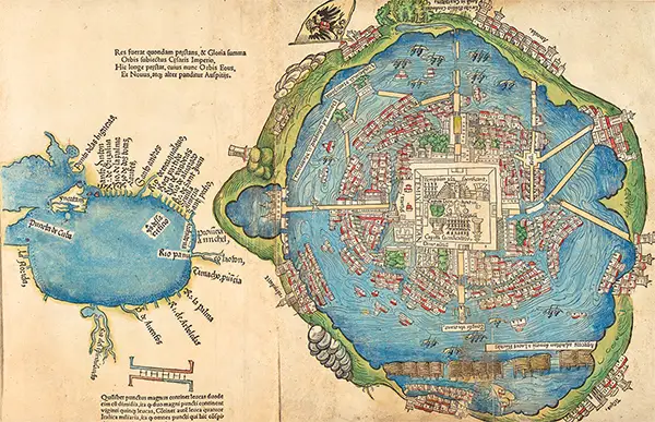 Tenochtitlan Uppsala Map