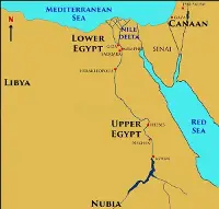 Ancient Egypt map