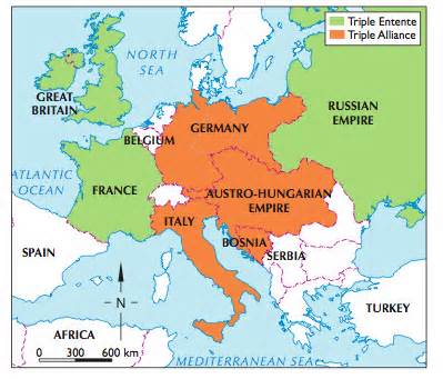 triple alliance and triple entente map The Triple Entente Precursor To World War I triple alliance and triple entente map