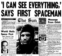 Yuri Gagarin headline